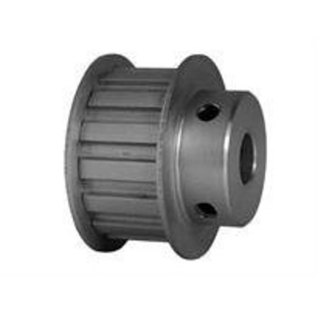 B B MANUFACTURING 15L075-6FA6, Timing Pulley, Aluminum, Clear Anodized 15L075-6FA6